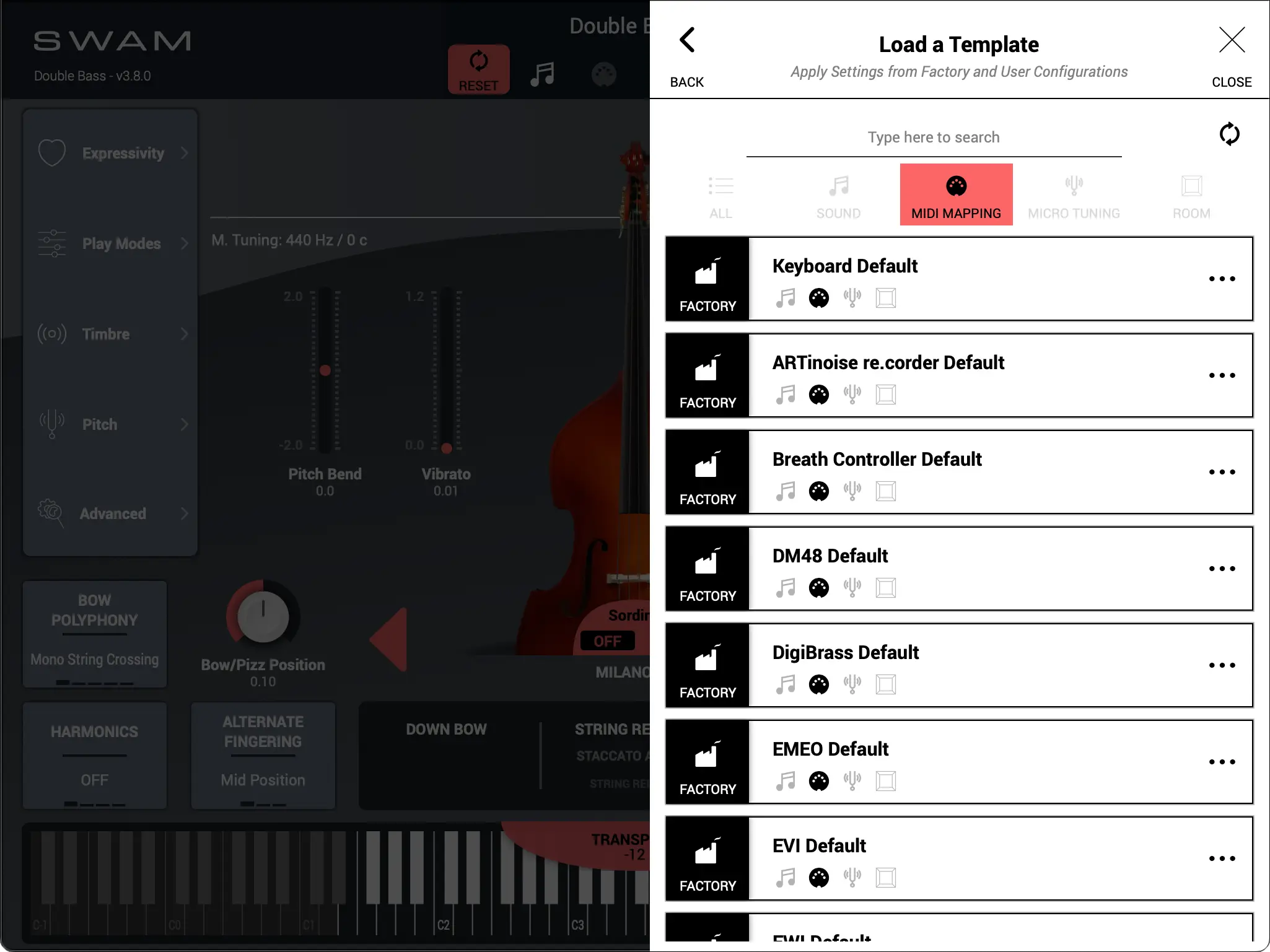 MIDI Mapping - Presets